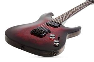 1639214256674-Schecter Omen Elite-6 BCHB Black Cherry Burst Electric Guitar5.jpg